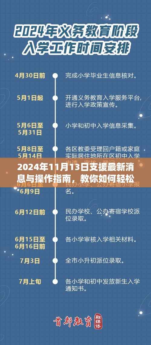 2024年11月13日支援最新消息与操作指南,教你如何轻松完成任务或学习新技能