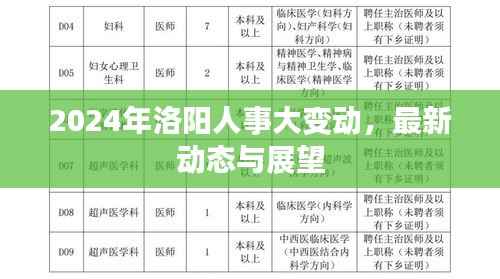 2024年洛阳人事大变动，最新动态与展望