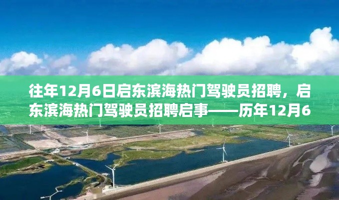 历年12月6日启东滨海热门驾驶员招聘启事回顾