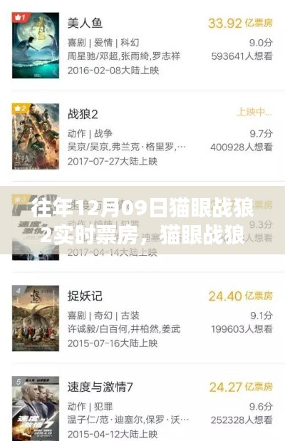 猫眼战狼2,票房神话背后的时代印记与实时票房回顾