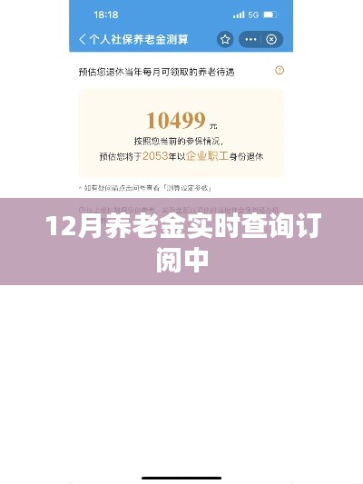 养老金实时查询订阅服务启动