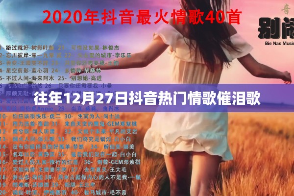 抖音情歌回顾,催泪热门歌曲盘点往年篇