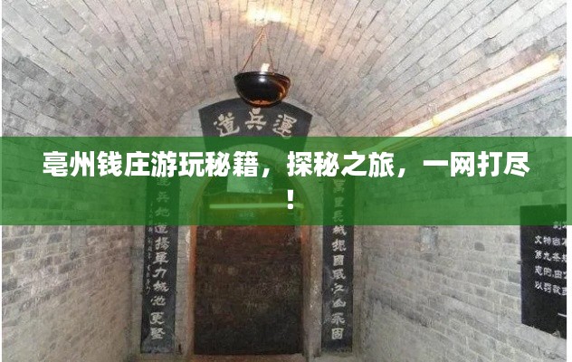 亳州钱庄游玩秘籍,探秘之旅,一网打尽!